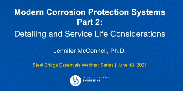 Jennifer McConnell University of Delaware Corrosion Protection