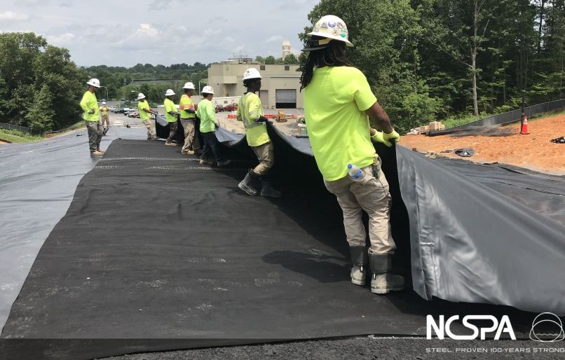 Land Bridge James Madison University HDPE Backfill