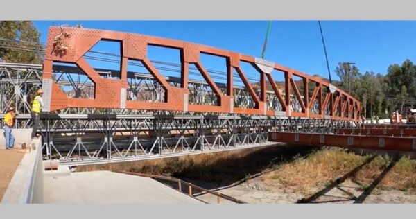 Mulholland Bridge Project in Los Angeles County