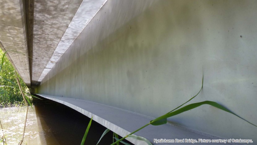 nynashamn bridge sweden stainless steel