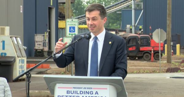 U.S. Secretary of Transportation Pete Buttigieg Visits Cleveland-Cliffs DR Plant