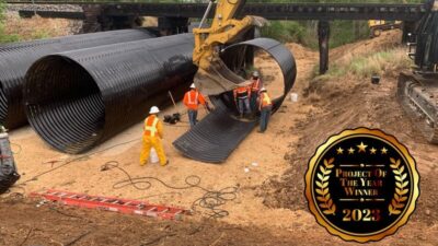 2023 Project of the Year – Rehabilitation Winner: Union Pacific Bridge Replacement