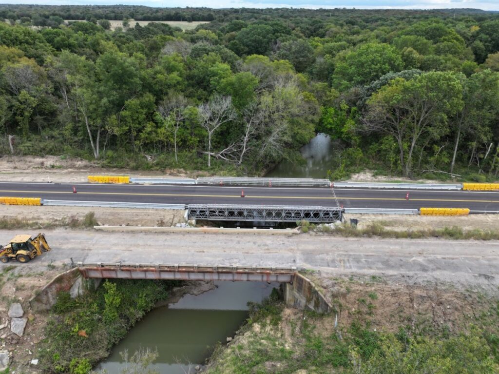 steel Detour Bridge Okfuskee County Oklahoma