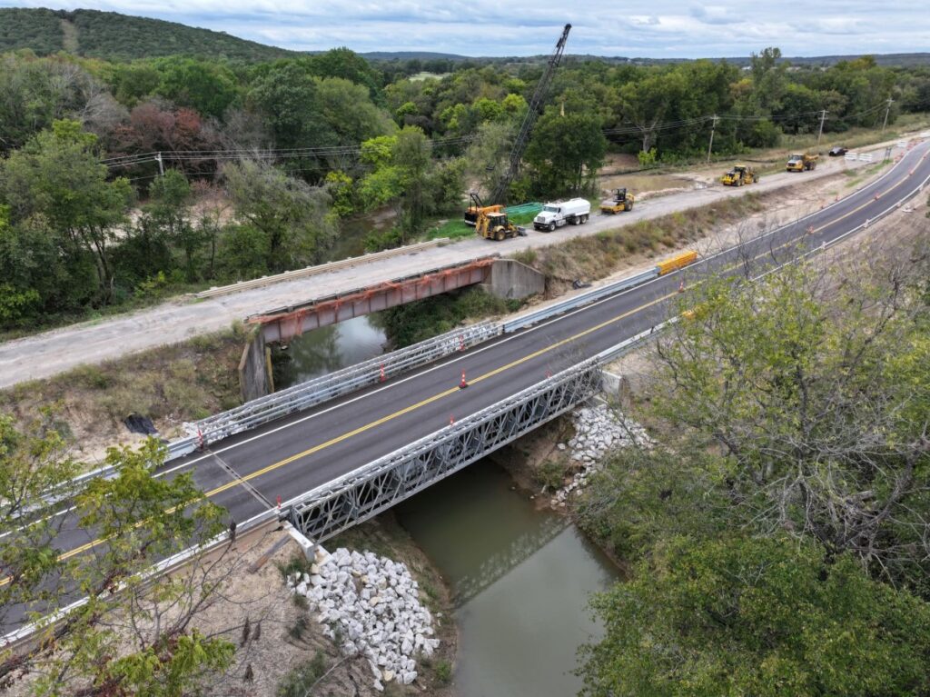 Detour Bridge Okfuskee County Oklahoma