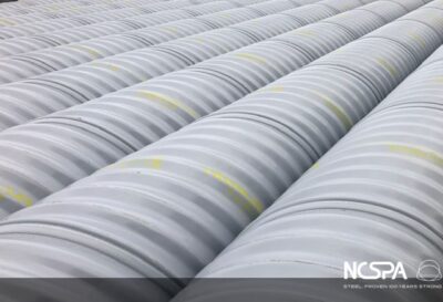 Corrugated Metal Pipe used for the project.