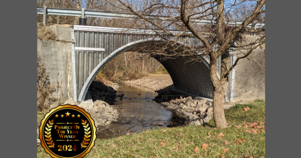 NCSPA Contech Buried Steel Bridge Logan County