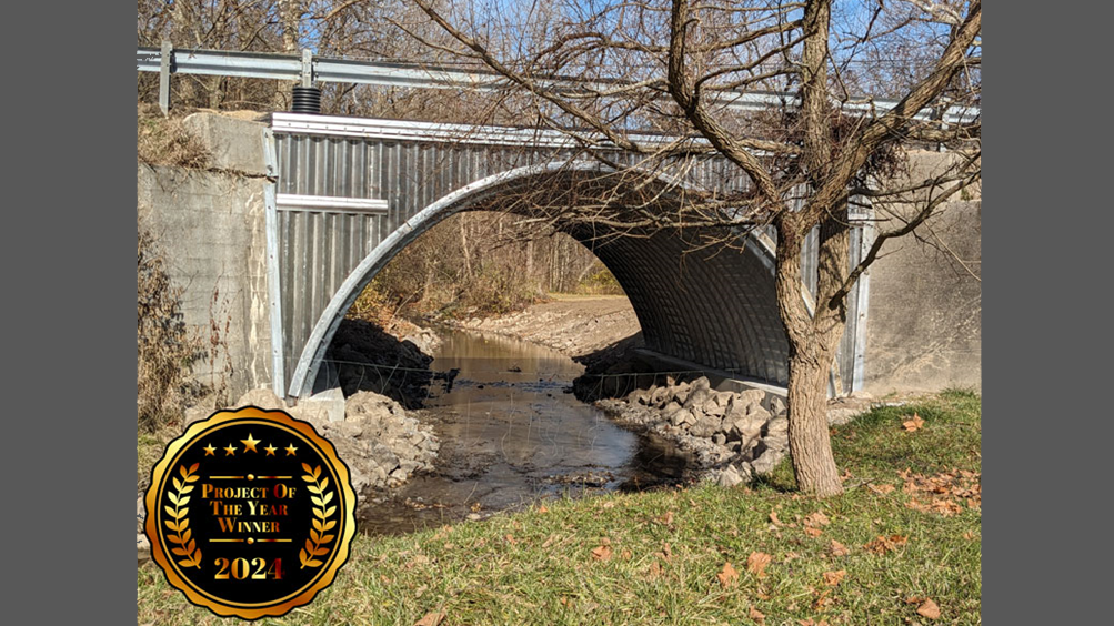 NCSPA Contech Buried Steel Bridge Logan County