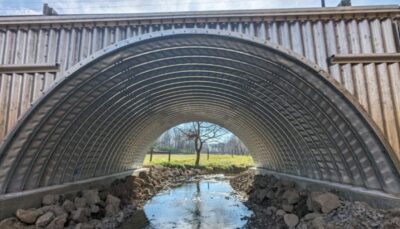 NCSPA Contech Buried Steel Bridge Logan County
