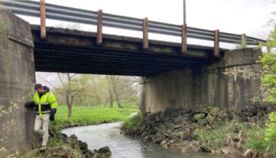 NCSPA Contech Buried Steel Bridge Logan County