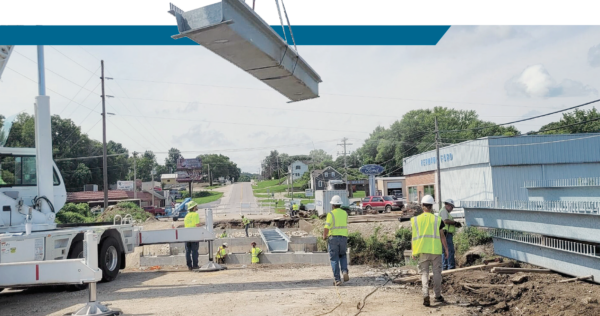 Valmont U Beam - Hermann, Missouri Press Brake steel tub girder