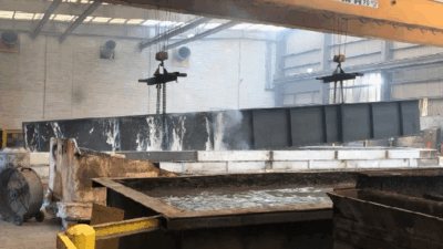 Assonet River Railroad Bridge galvanized steel