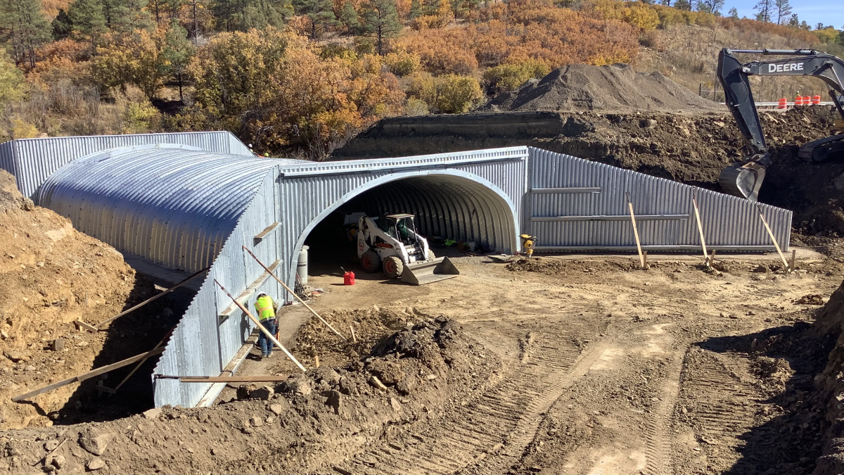 Buried Steel Bridge Protects Wildlife and Motorists in New Mexico DOT Project