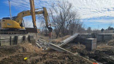 Buried Steel Bridge Riverside Iowa Lane Enterprises