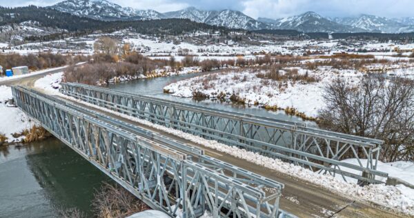 Acrow bridge Wyoming DOT prefabricated steel bridge modular