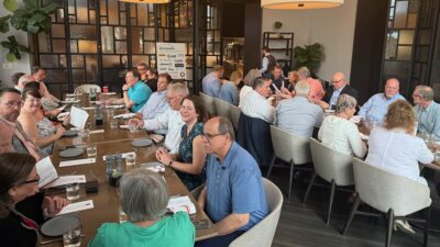 SSSBA dinner sponsors joined NACE Executive Committee members for dinner and networking. 